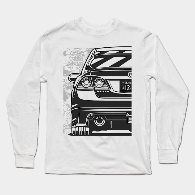 Civic Type R Long Sleeve T-Shirt by Markaryan